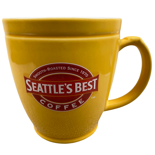 Seattle's Best Coffee 39th Anniversary Uncommonly Smooth Yellow Mug