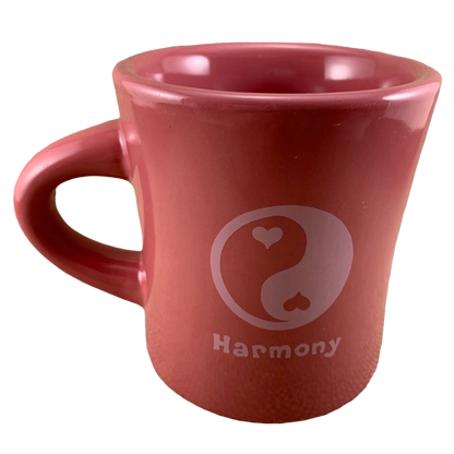Life Is Good Harmony Yin Yang Pink Mug
