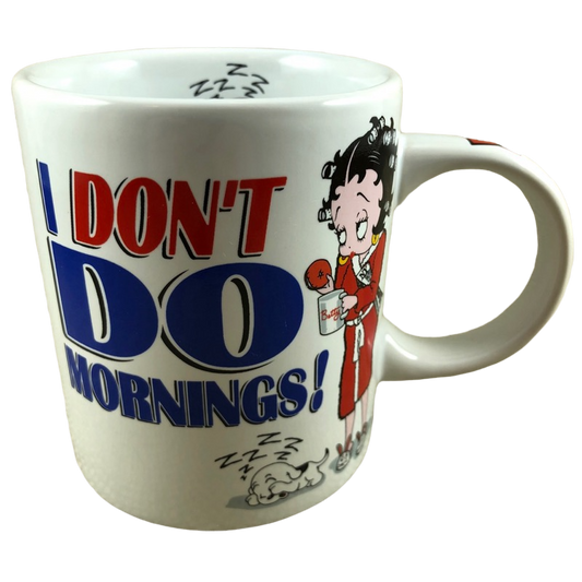 Betty Boop I Don't Do Mornings Mug NJ Croce