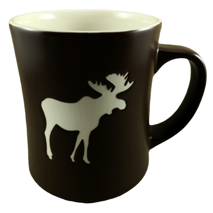 Moose Etched Brown Mug Starbucks