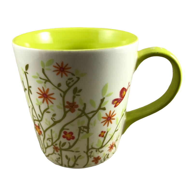 Spring Flowers And Butterflies 12oz Mug Starbucks