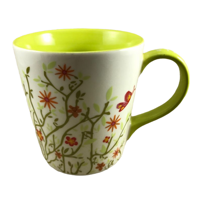 Spring Flowers And Butterflies 12oz Mug Starbucks