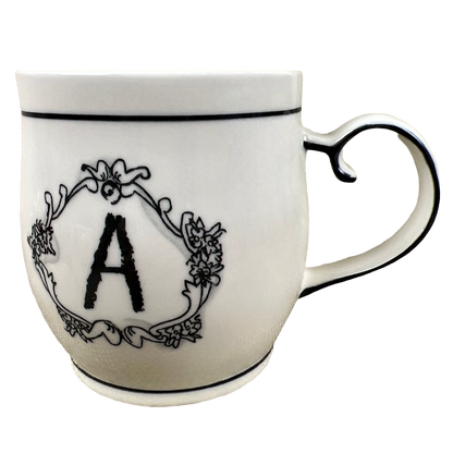 Letter "A" Monogram Initial Mug Katie Mandy