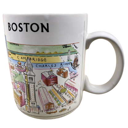 A View Of The World Boston Mug City Mugs