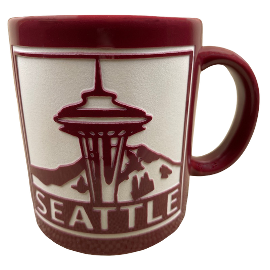 Seattle Space Needle Vintage Etched Mug