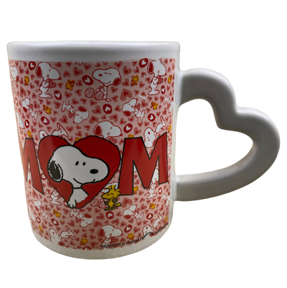 Peanuts Snoopy Woodstock Mom With Heart Handle Mug