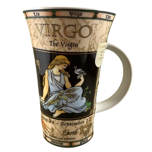 Virgo The Virgin Jack Dadd Zodiac Tall Mug Dunoon