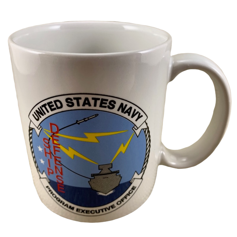 United States Navy Ship Defense Program Executive Office Mug