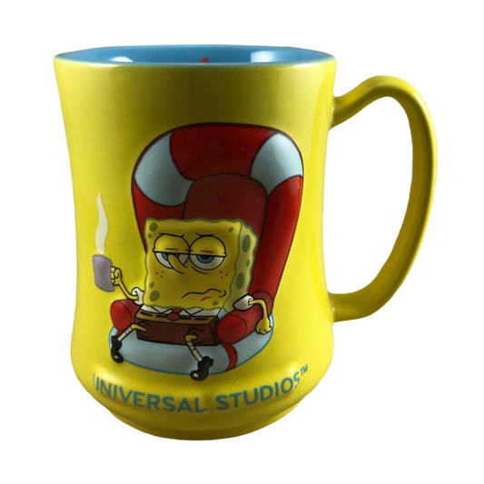 SpongeBob Squarepants Universal Studios Embossed Mug Viacom International