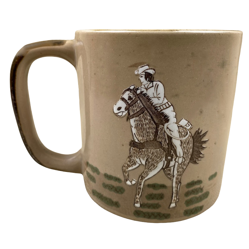 Cowboy On Horse Mug Otagiri
