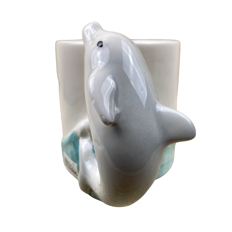 Mirage Las Vegas Figural 3D Dolphin Handle Mug Bergschrund