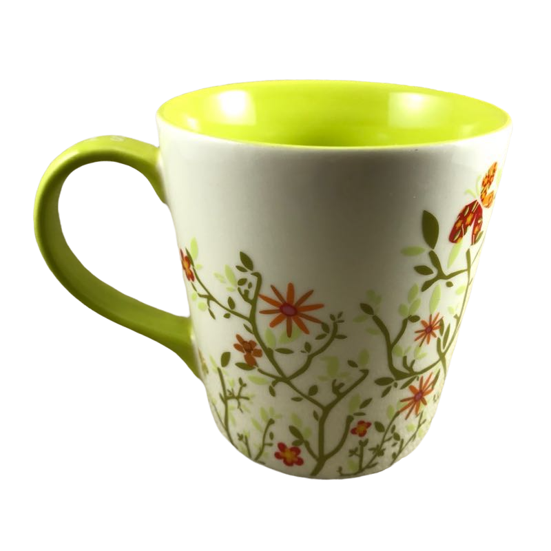 Spring Flowers And Butterflies 12oz Mug Starbucks