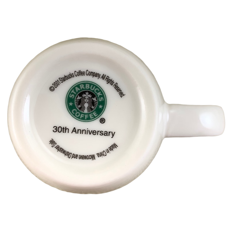 ESTD 1971 Starbucks Coffee Co Barista Abbey Large White Mug With Black – Mug  Barista