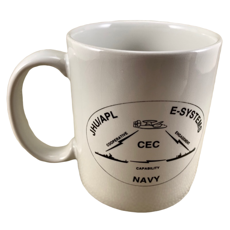 United States Navy Ship Defense Program Executive Office Mug