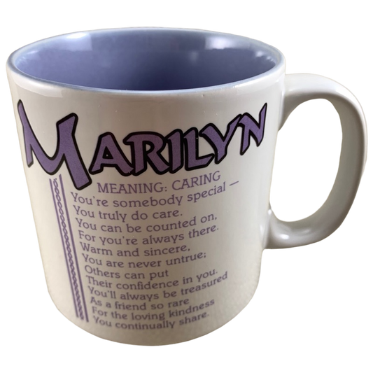 MARILYN Poetry Name Violet Interior Mug Papel