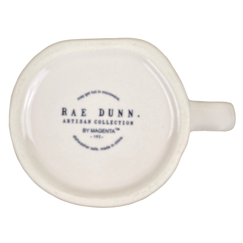 Rae Dunn Artisan Collection MICHELLE Name Mug Cream Inside Magenta NEW