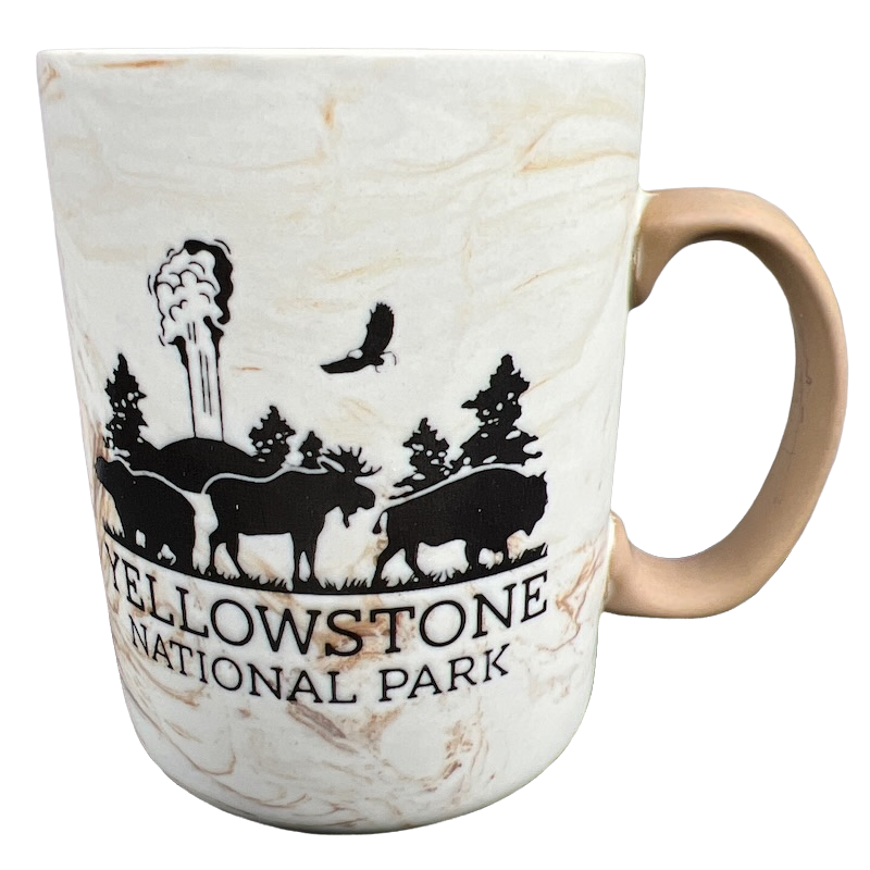 Yellowstone National Park Etched Marble Mug