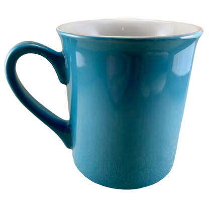 Believe In Yourself Blue Mug With White Interior And Blue Star Inside THL