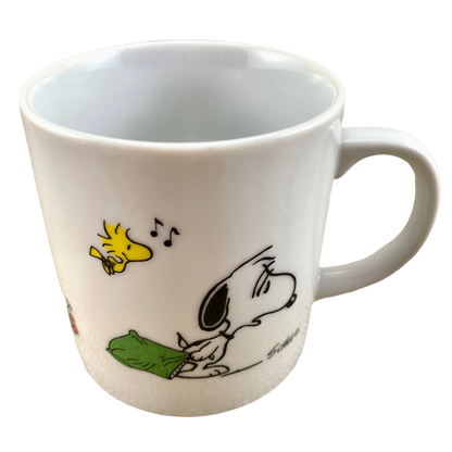 Peanuts Snoopy & Woodstock I Think I'm Allergic To Mornings Knott's Berry Farm Mug Peanuts Worldwide