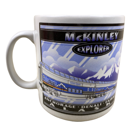 McKinley Explorer Anchorage Denali Fairbanks Alaska Train Mug Arctic Circle Enterprises