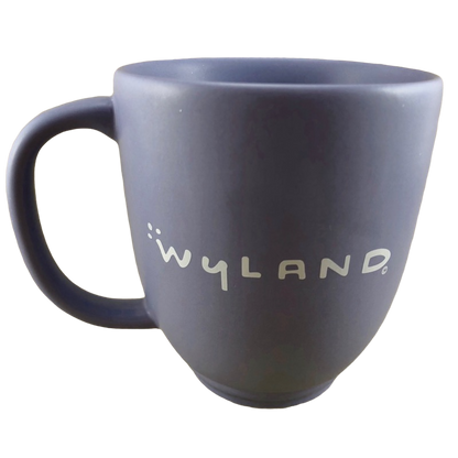 Wyland Embossed Dolphins Purple Mug Encore