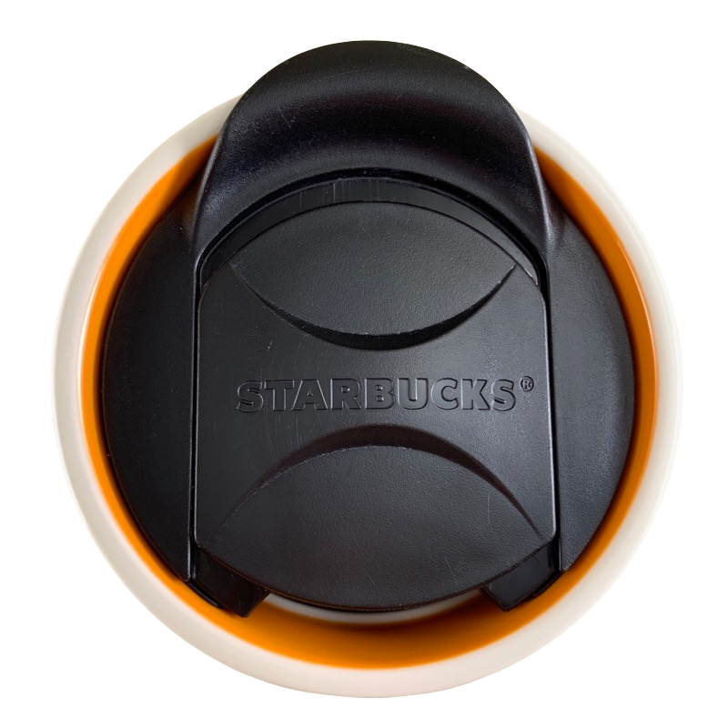 VIA Ready Brew Orange Band Inside Black Silicone Sleeve 8oz Tumbler St –  Mug Barista