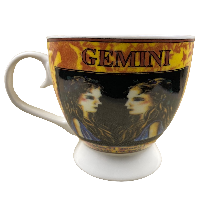 Gemini Pedestal Astrology Zodiac Mug Dynamic Gift