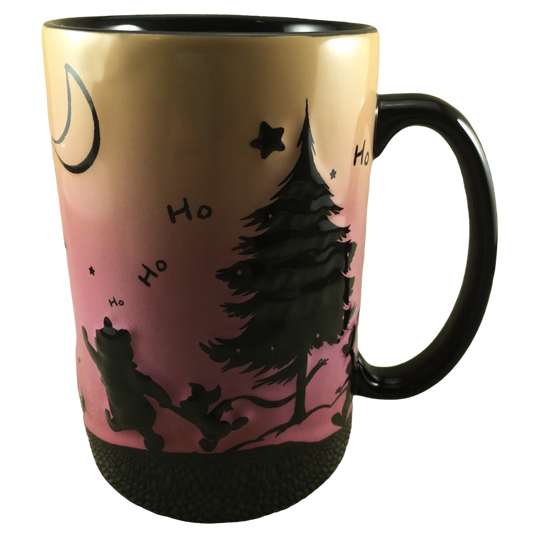 Pooh And Friends Embossed Holiday Silhouettes Mug Disney Parks