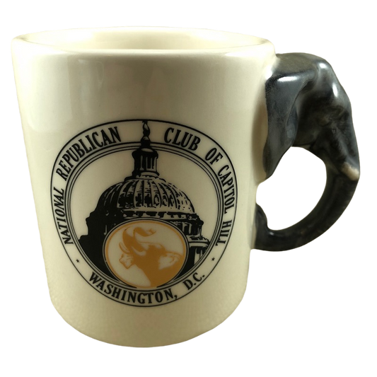 National Republican Club Of Capital Hill Washington DC Elephant Handle Mug Ceramic Source