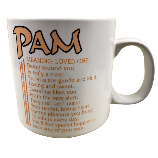 PAM Poetry Name Peach Interior Mug Papel