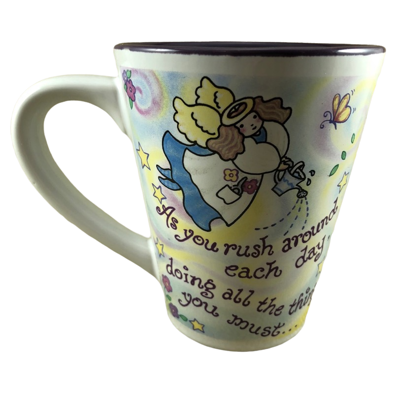 Slow Down So You Don't Leave Your Guardian Angel In The Dust! Mug Abbey Press