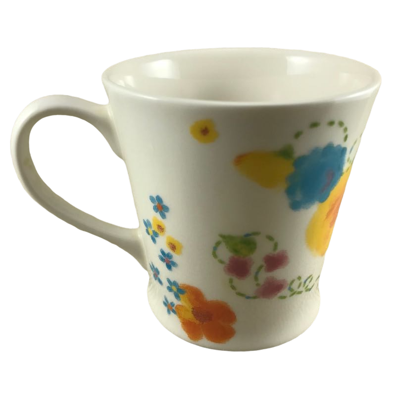 Spring Watercolor Flowers Mug Starbucks