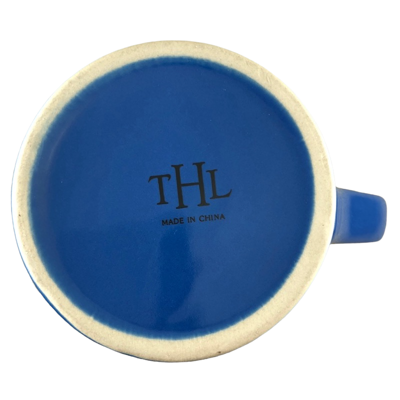 Let It Be Blue Mug With White Interior THL