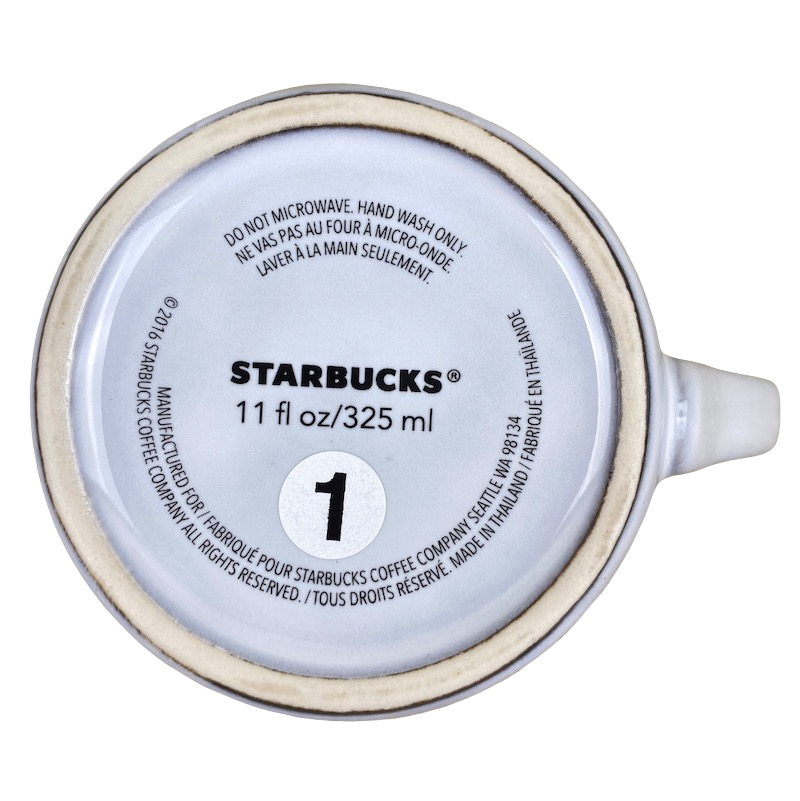Winking Siren Embossed 2016 Anniversary 11oz Mug Starbucks