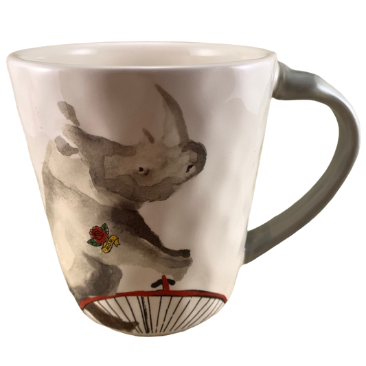 Rhinoceros On A Unicycle Street Cred Mug Pier 1 Imports