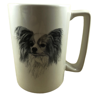 Papillon Dog Mug Porcelain By Rosalinde