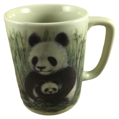 Panda Bear Mother And Child Mug Otagiri
