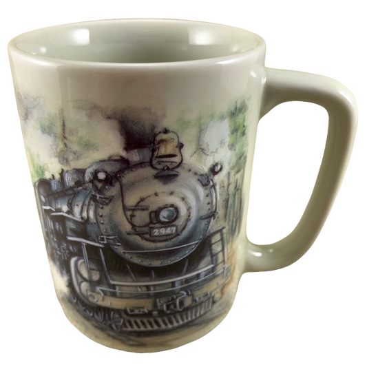 Steam Locomotive & Train Mug Otagiri