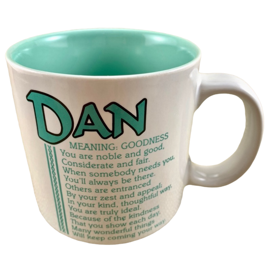 DAN Poetry Name Green Interior Mug Papel