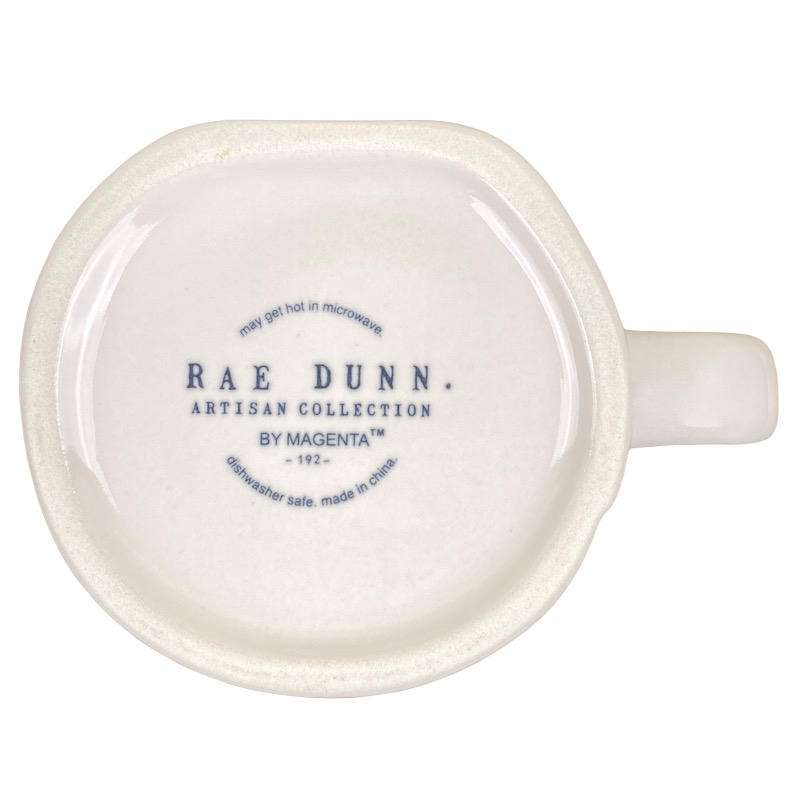 Rae Dunn Artisan Collection SAMANTHA Name Mug Cream Inside Magenta NEW