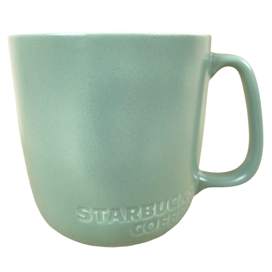 Etched Logo Green Mug 2010 Starbucks