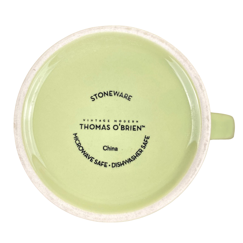 Vintage Modern Green Mug Thomas O' Brien
