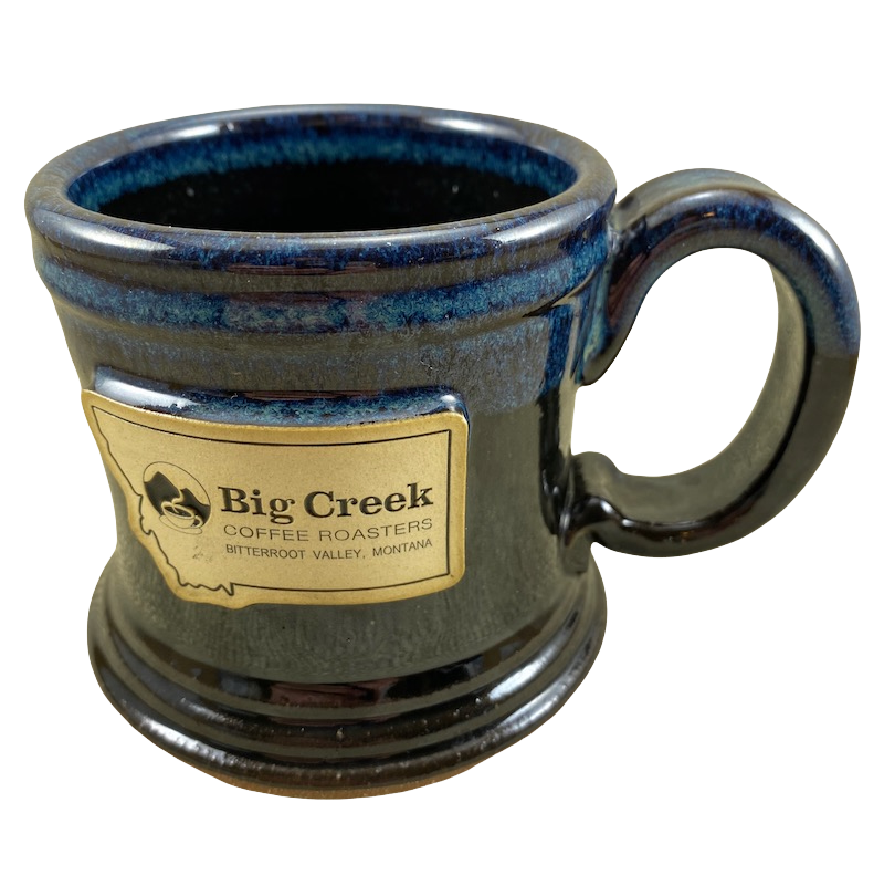 Big Creek Coffee Roasters Bitterroot Valley Montana Mug Sunset Hill Stoneware