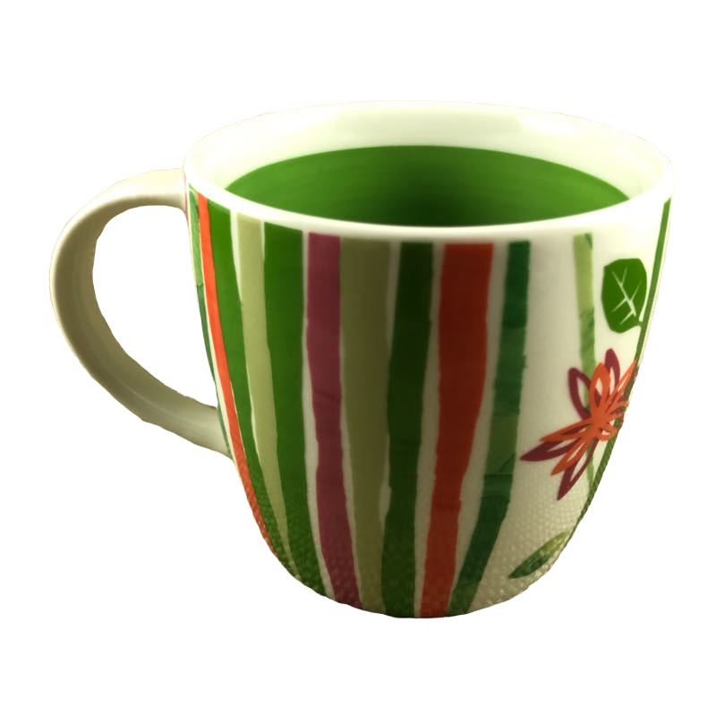 Bamboo Coffee Cup, Striped