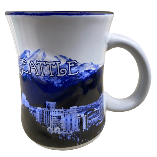 Seattle Skyline Embossed Mug