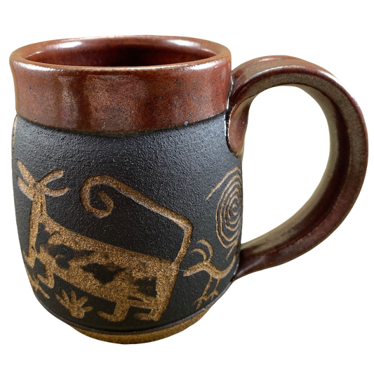 Tribal Art Pottery Mug