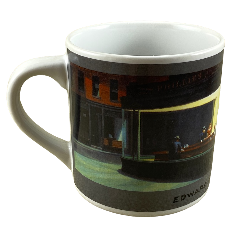 Edward Hopper Rooftops Enamel Mug