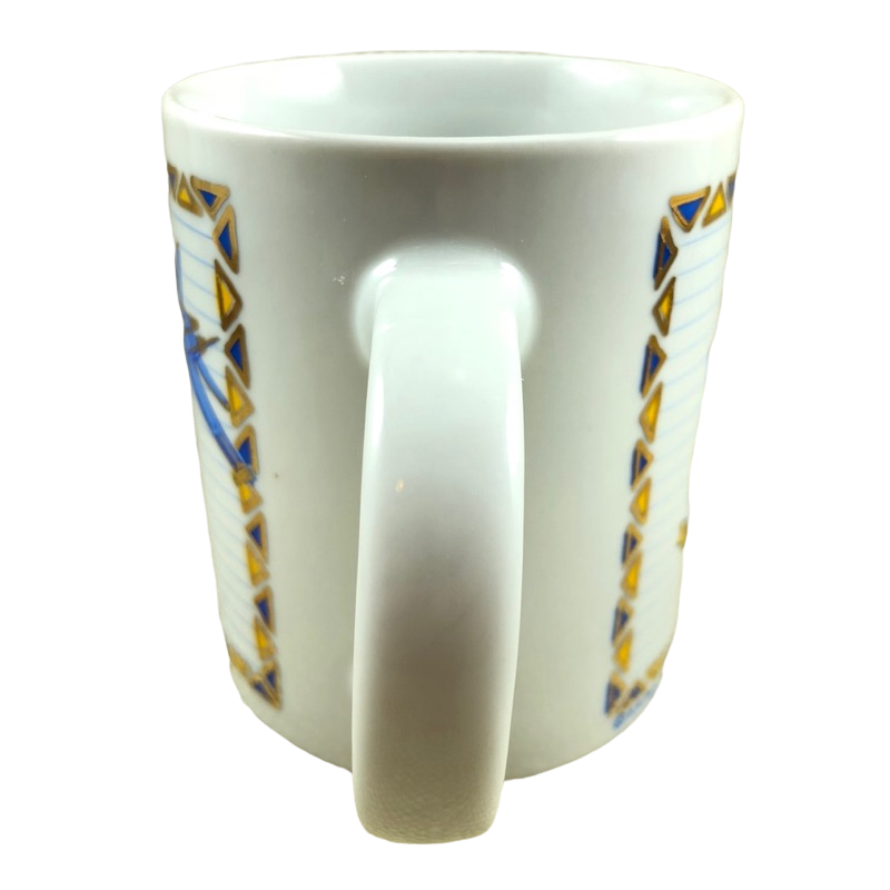 Blue Angels Gold Yellow And Blue Metallic Accents Mug