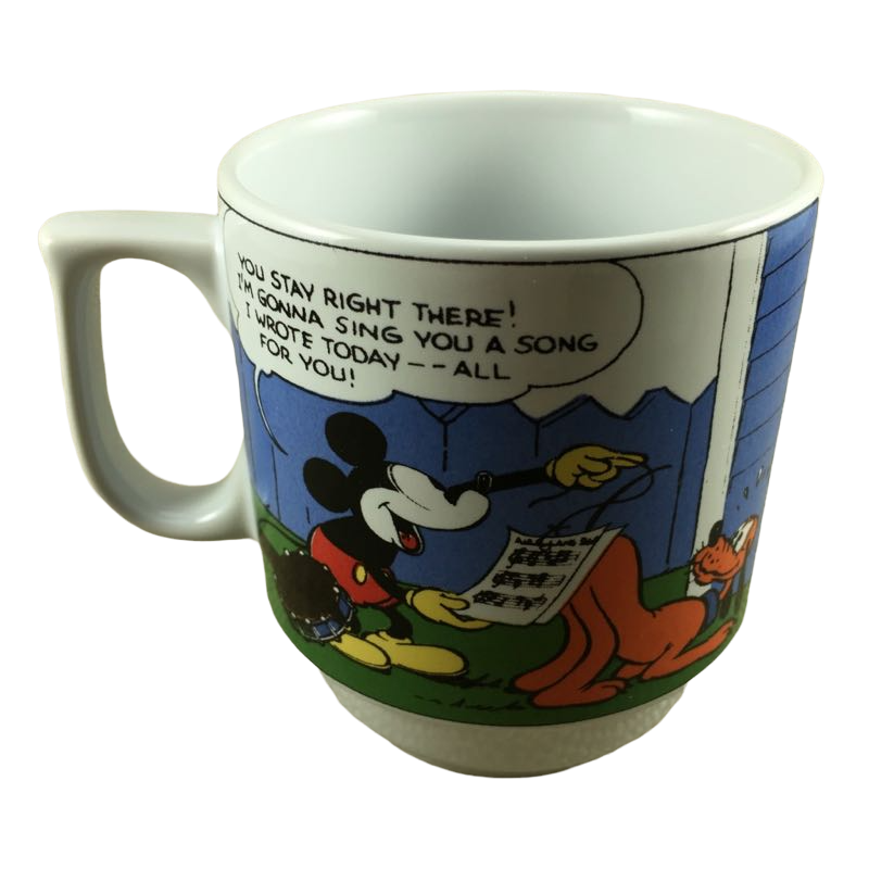 Stackable Mickey Mouse Comic Strip Cartoon Mug Disney