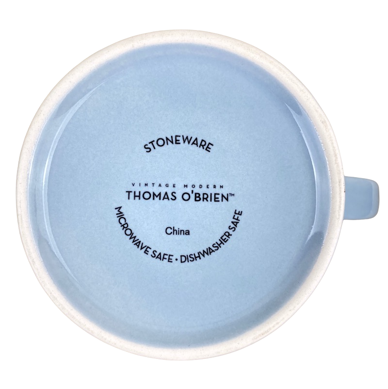 Vintage Modern Blue Mug Thomas O' Brien